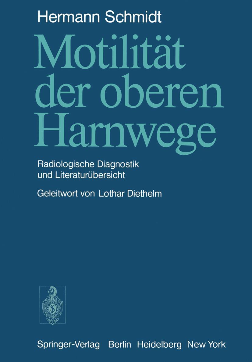 Vorderes Coverbild Motilität der oberen Harnwege