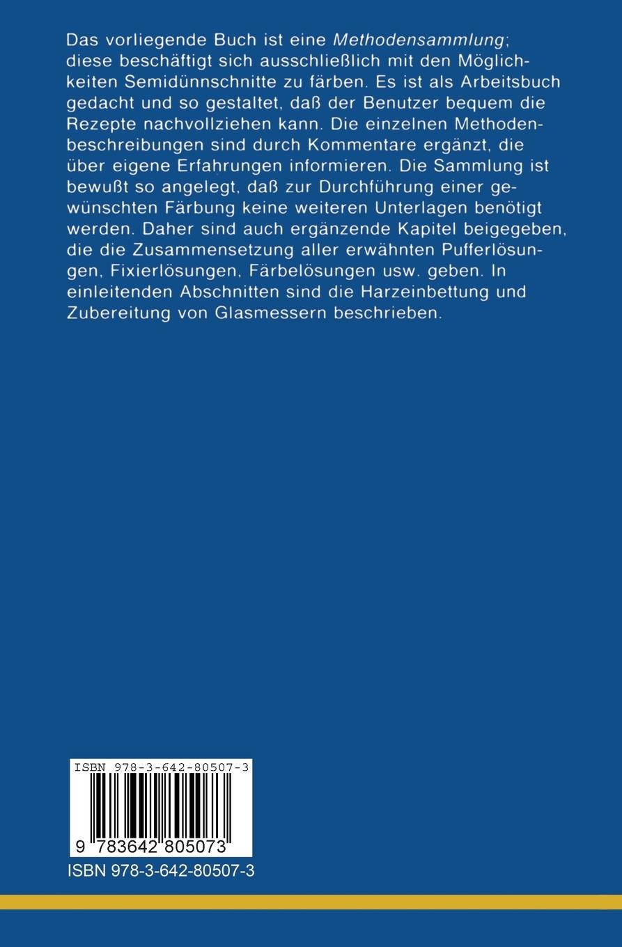 Rückseitencover Der Semidünnschnitt