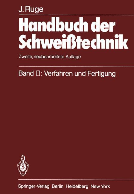 Vorderes Coverbild Handbuch der Schweißtechnik