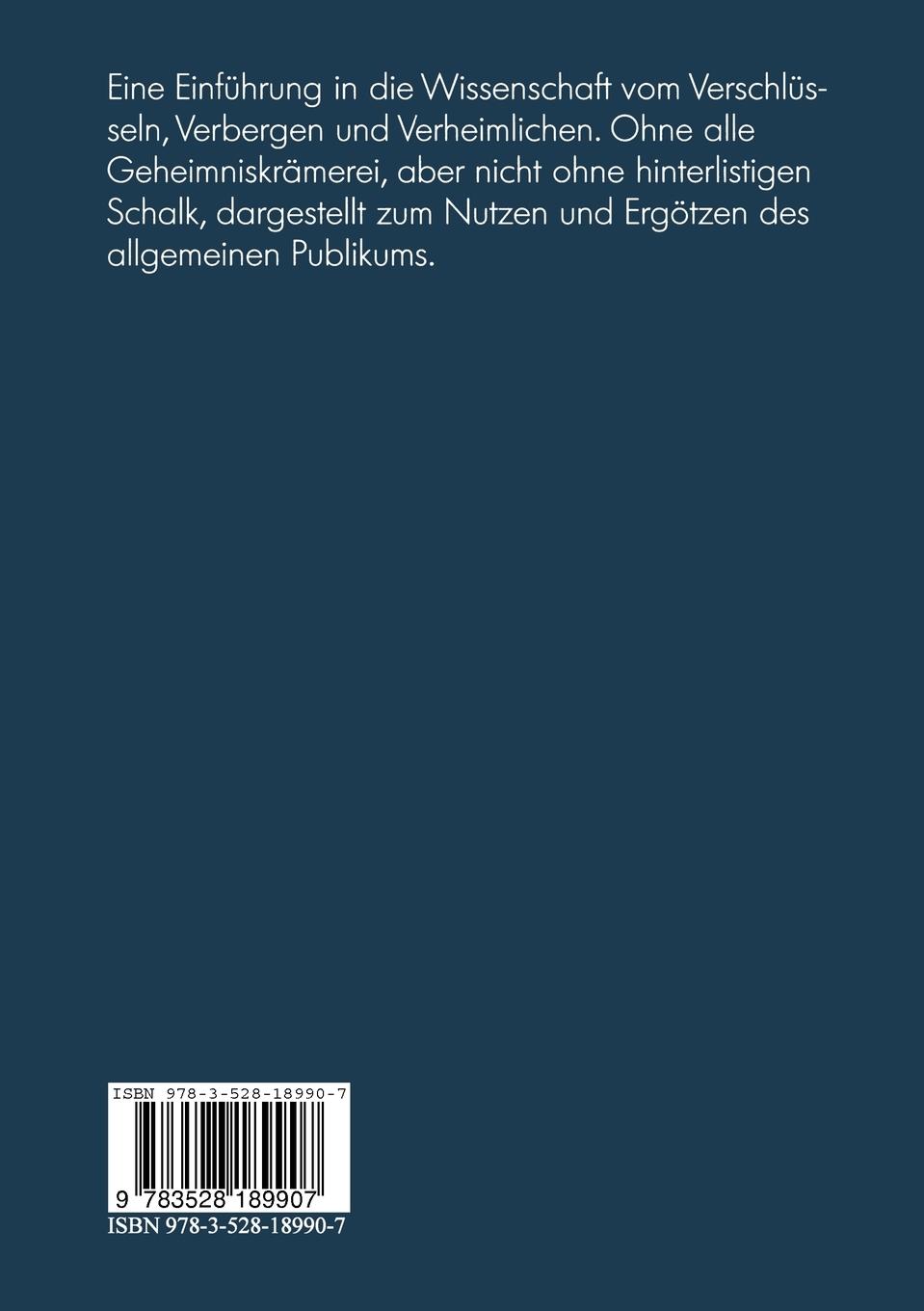 Rückseitencover Kryptologie