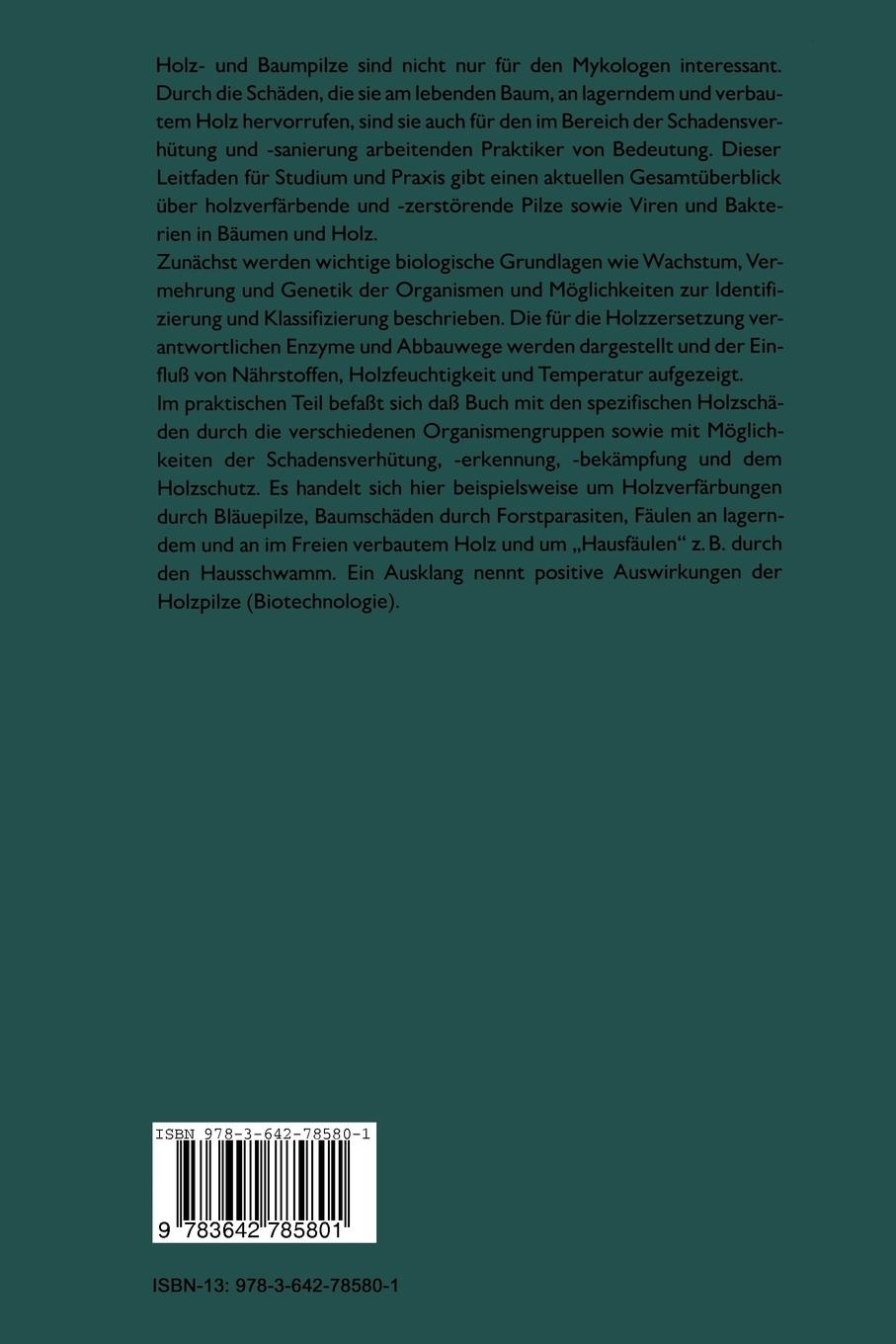 Rückseitencover Holz- und Baumpilze