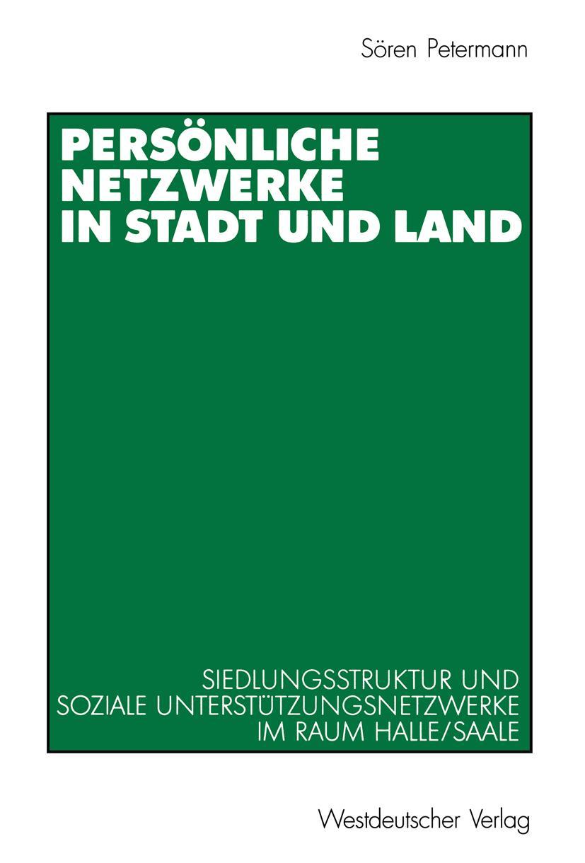 Vorderes Coverbild Persönliche Netzwerke in Stadt und Land