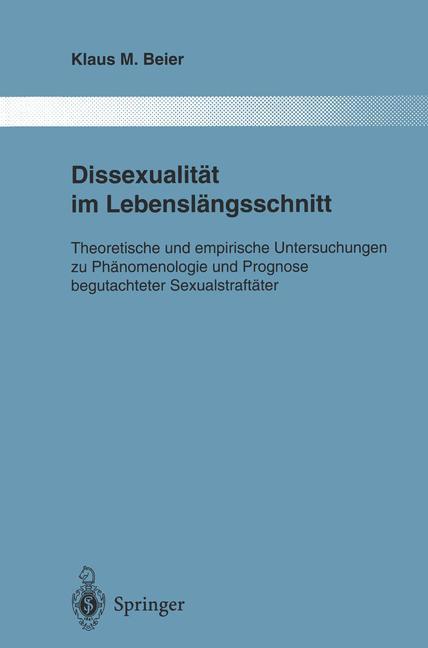 Vorderes Coverbild Dissexualität im Lebenslängsschnitt