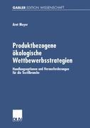 Vorderes Coverbild Produktbezogene ökologische Wettbewerbsstrategien
