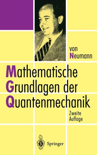 Vorderes Coverbild Mathematische Grundlagen der Quantenmechanik