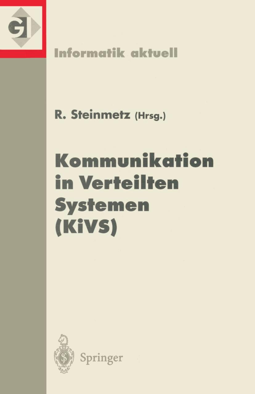 Vorderes Coverbild Kommunikation in Verteilten Systemen (KiVS)