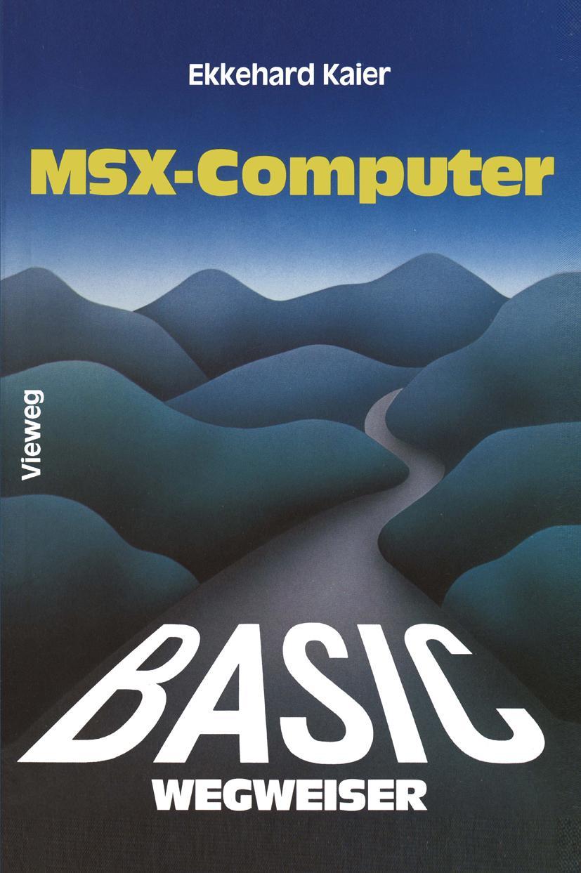 Vorderes Coverbild BASIC-Wegweiser für MSX-Computer