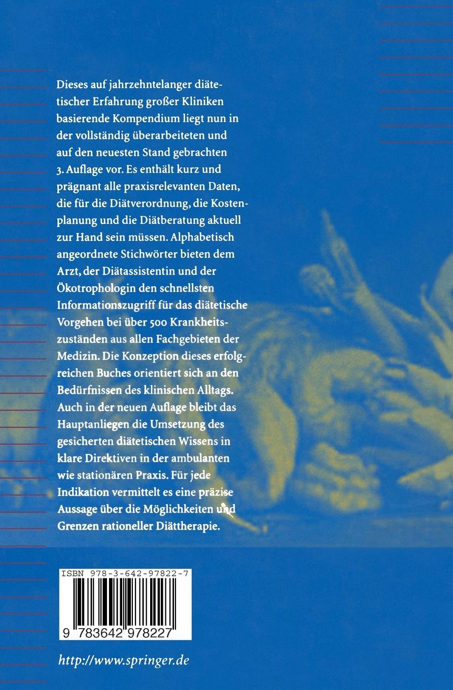 Rückseitencover Diätetische Indikationen