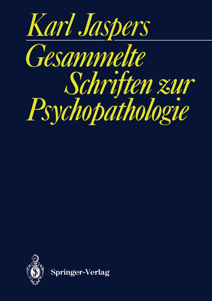 Vorderes Coverbild Gesammelte Schriften zur Psychopathologie