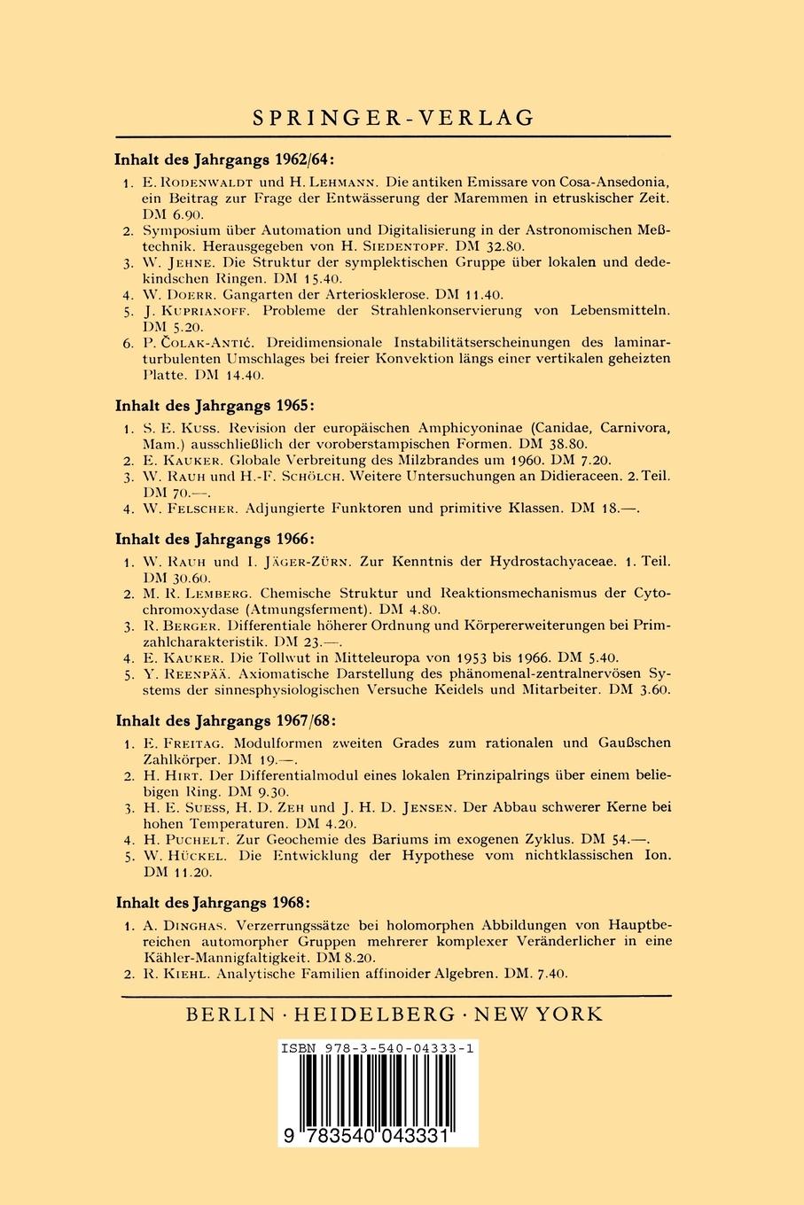 Rückseitencover Analytische Familien affinoider Algebren