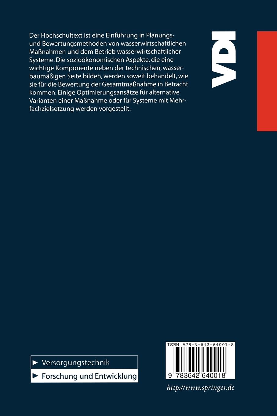 Rückseitencover Wasserwirtschaft