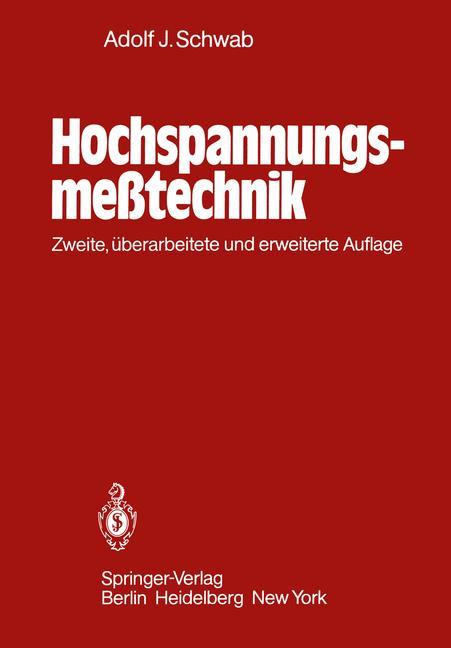 Vorderes Coverbild Hochspannungsmeßtechnik