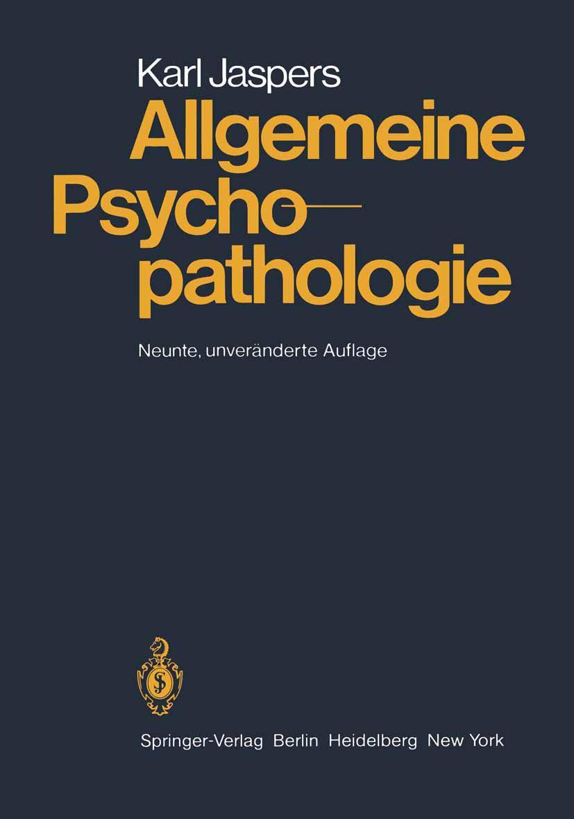 Vorderes Coverbild Allgemeine Psychopathologie