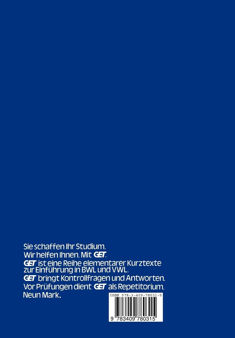 Rückseitencover Grundlagen der Investitionsrechnung