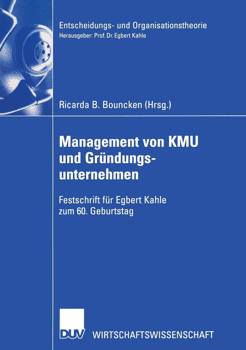 Vorderes Coverbild Management von KMU und Gründungsunternehmen