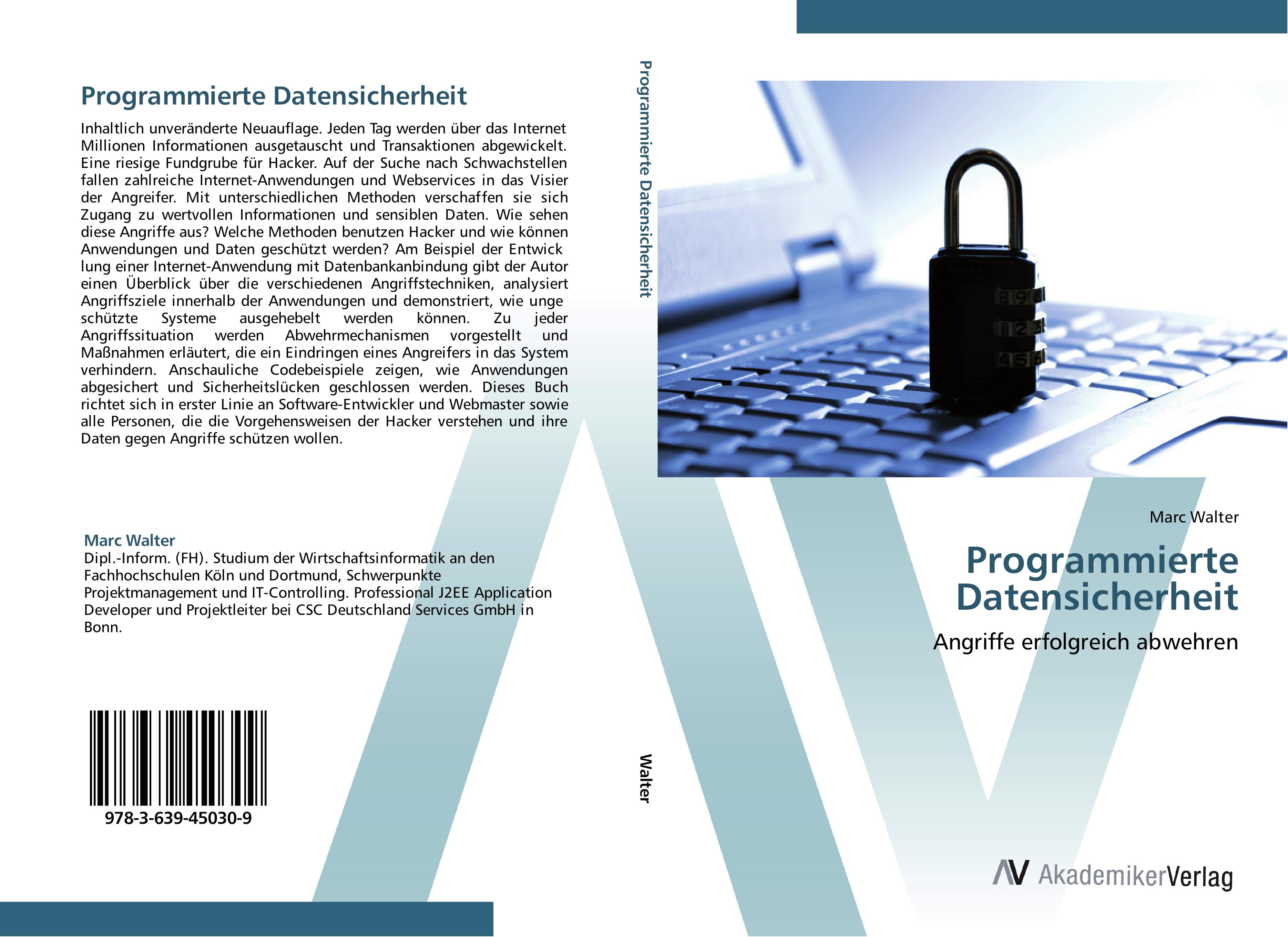 Vorderes Coverbild Programmierte Datensicherheit
