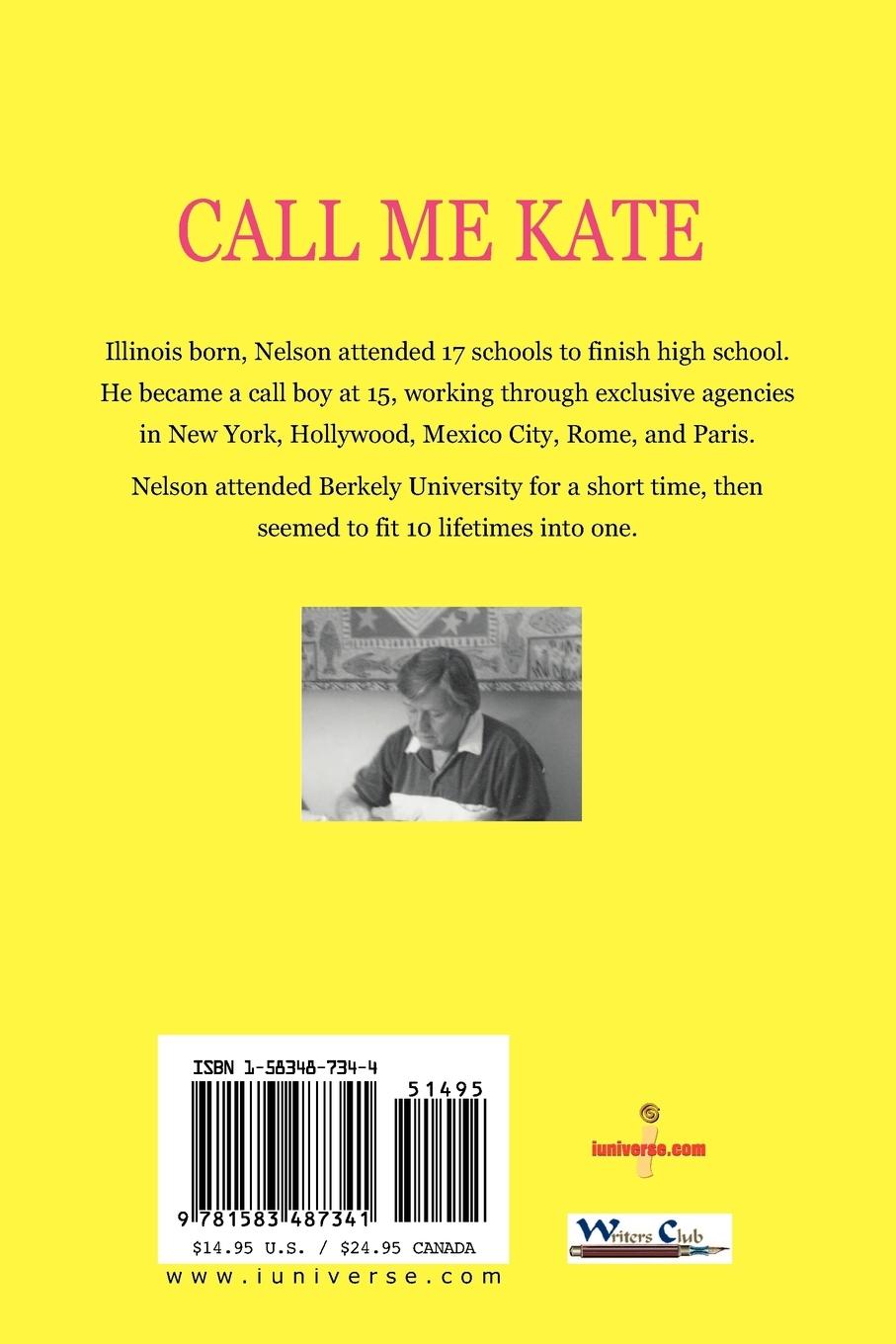 Rückseitencover Call Me Kate