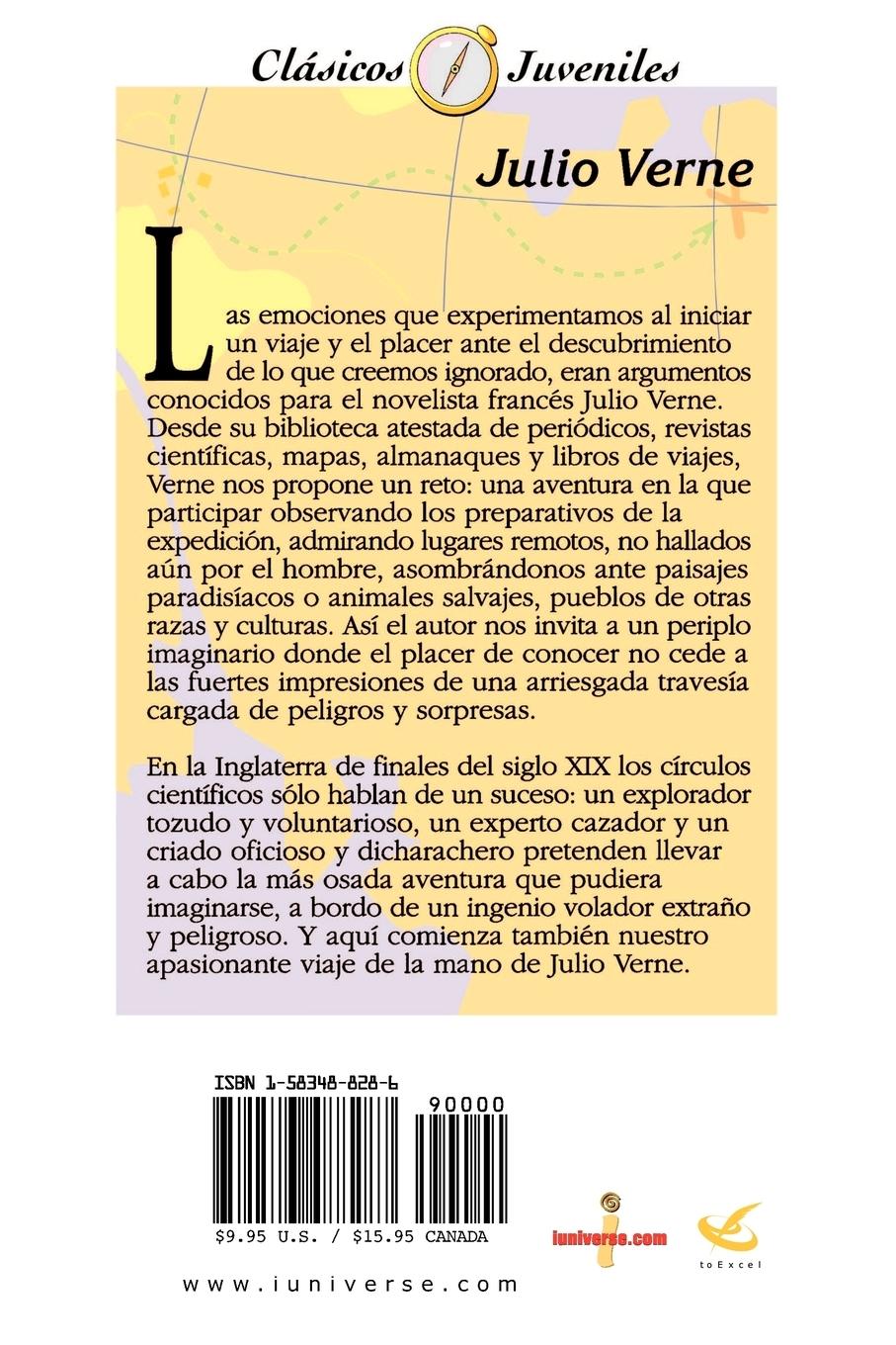 Rückseitencover Cinco Seamanas en Globo