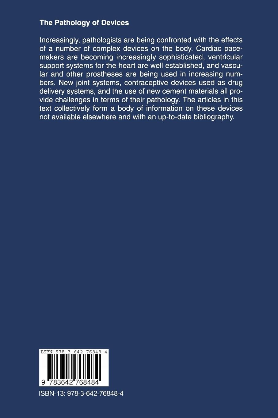 Rückseitencover The Pathology of Devices
