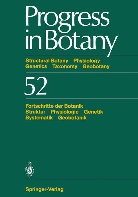 Vorderes Coverbild Progress in Botany