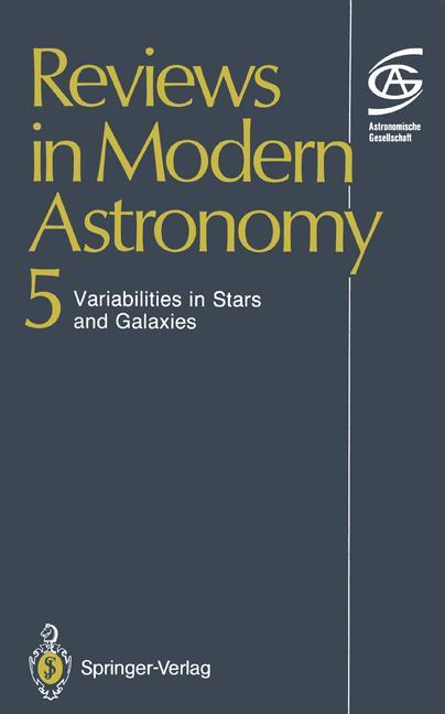 Vorderes Coverbild Reviews in Modern Astronomy