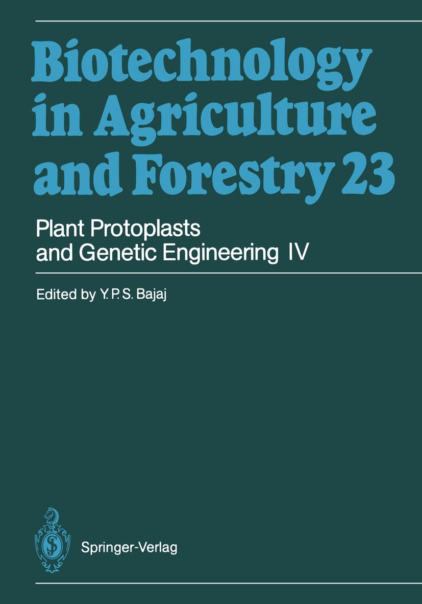 Vorderes Coverbild Plant Protoplasts and Genetic Engineering IV