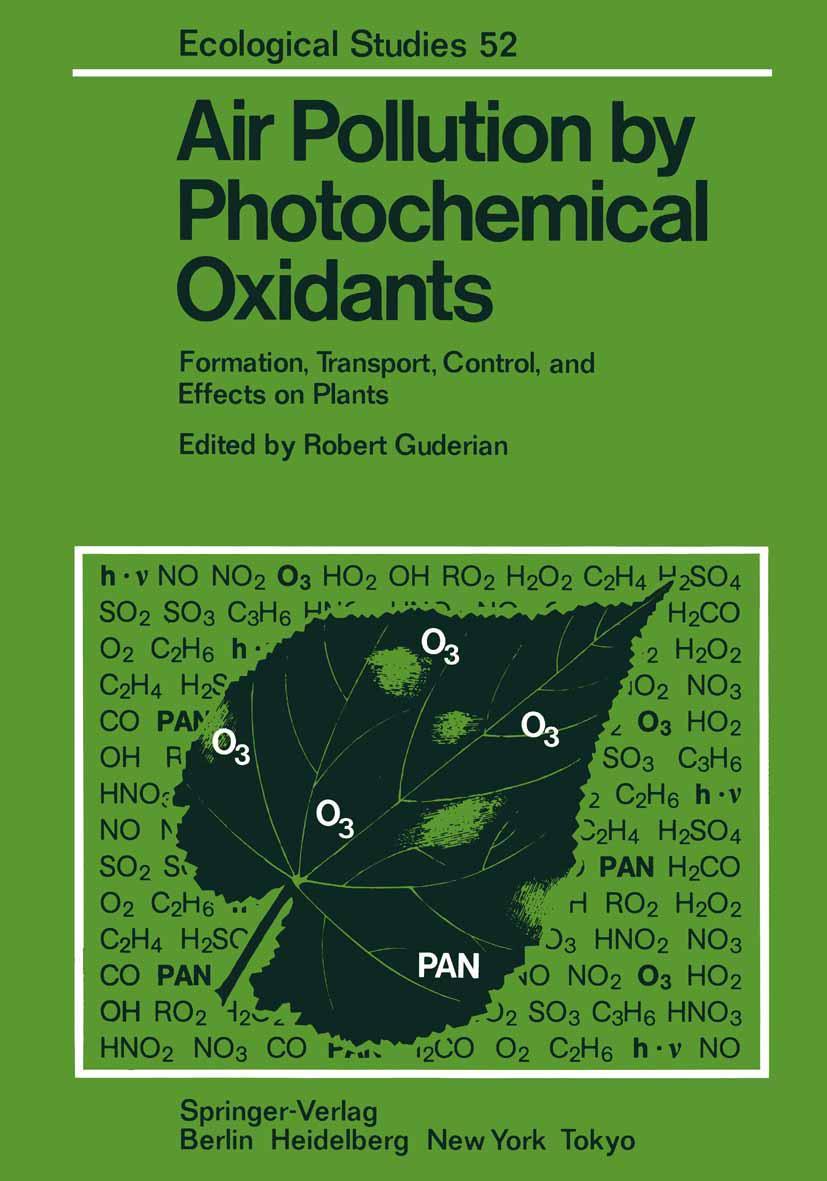Vorderes Coverbild Air Pollution by Photochemical Oxidants