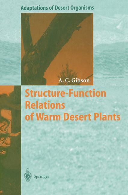 Vorderes Coverbild Structure-Function Relations of Warm Desert Plants