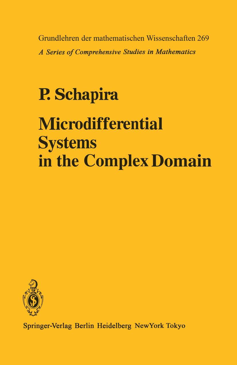 Vorderes Coverbild Microdifferential Systems in the Complex Domain
