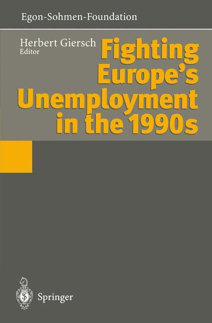Vorderes Coverbild Fighting Europe's Unemployment in the 1990s