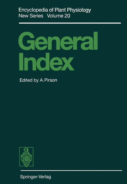 Vorderes Coverbild General Index