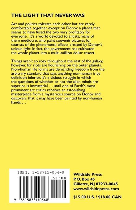 Rückseitencover The Light That Never Was