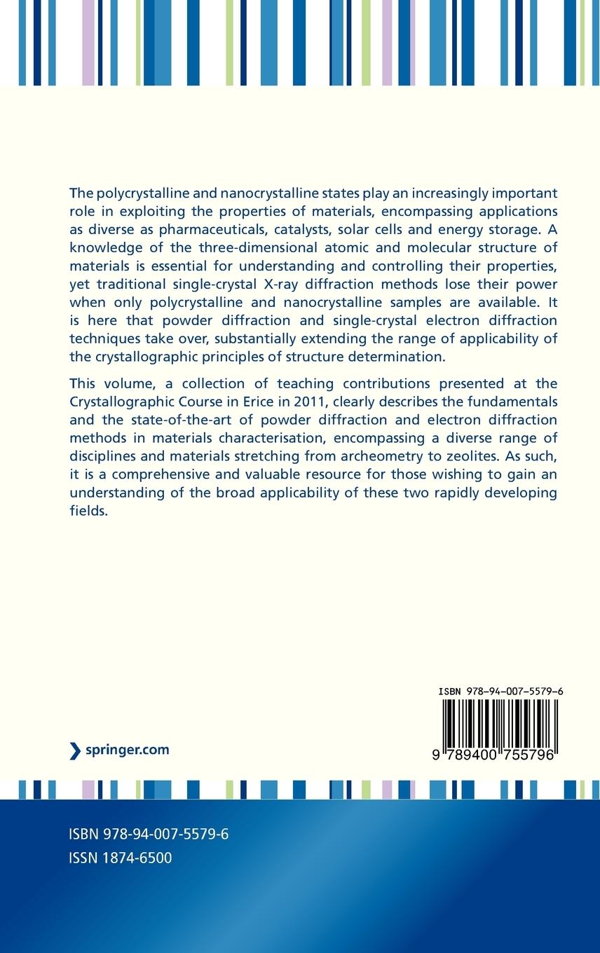 Rückseitencover Uniting Electron Crystallography and Powder Diffraction