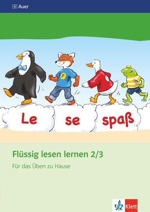 Vorderes Coverbild Flüssig lesen lernen. Arbeitsheft für das Üben zu Hause 2./3. Schuljahr