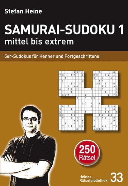 Vorderes Coverbild Samurai-Sudoku 1 mittel bis extrem