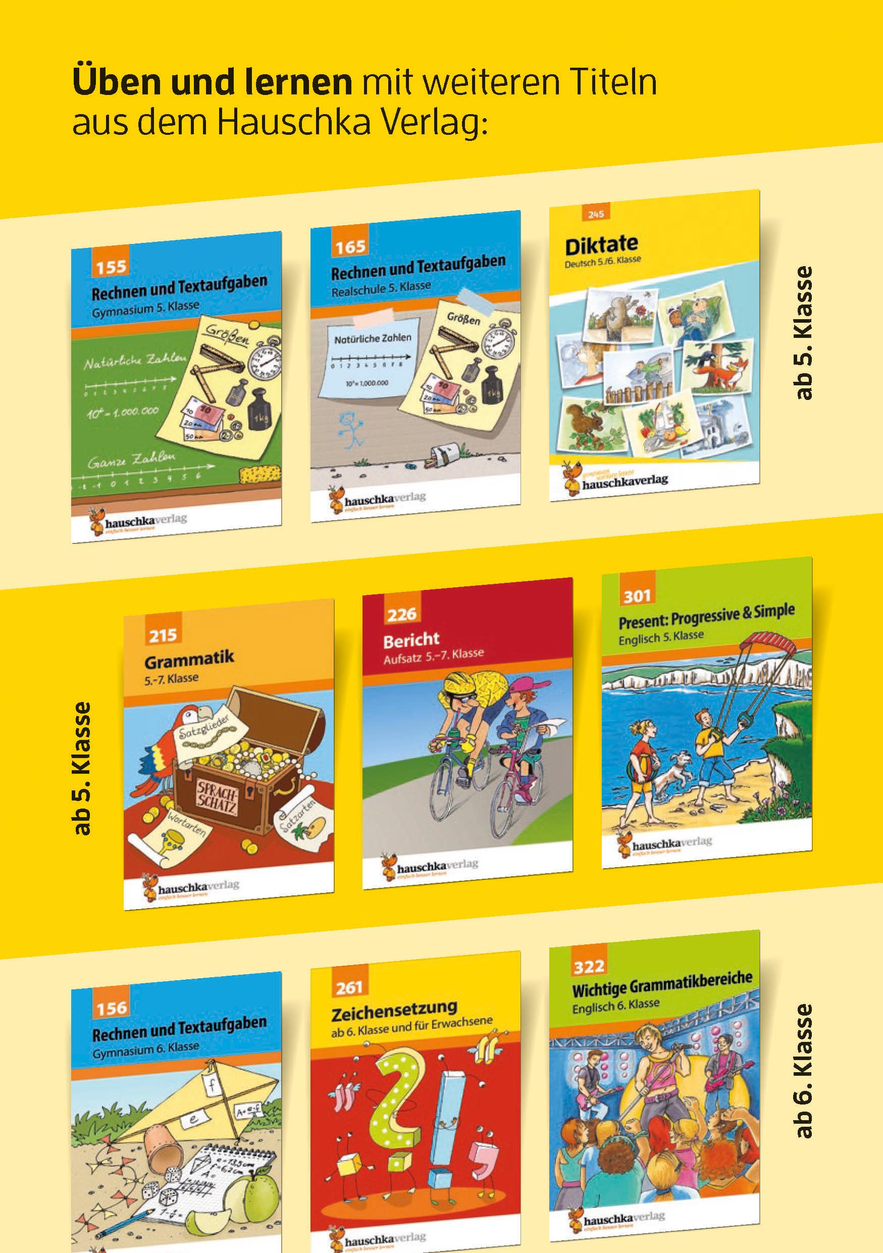 Beispielinhalt (Bild) Rechtschreibtraining ab 5. Klasse und für Erwachsene