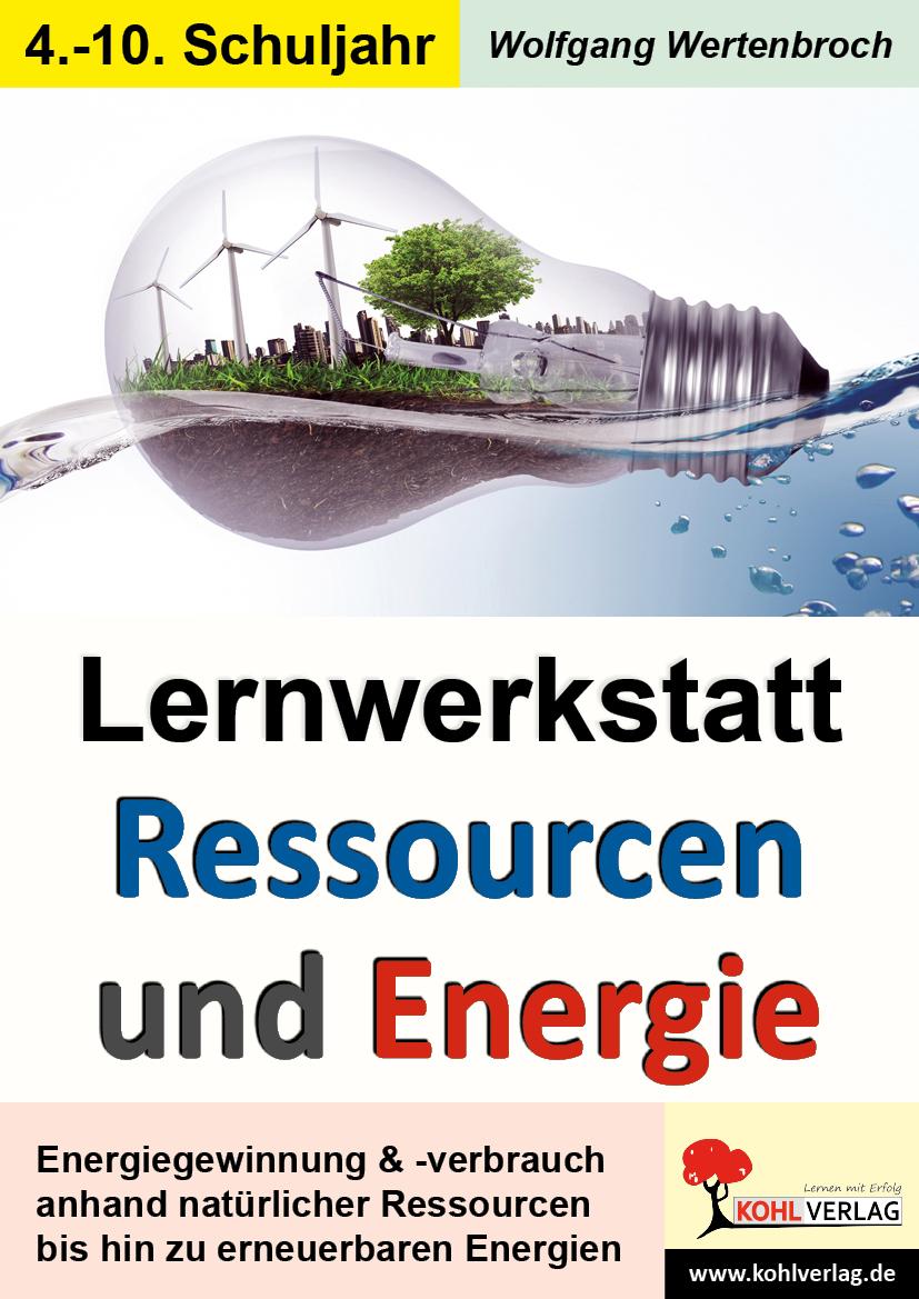 Vorderes Coverbild Lernwerkstatt Ressourcen & Energie