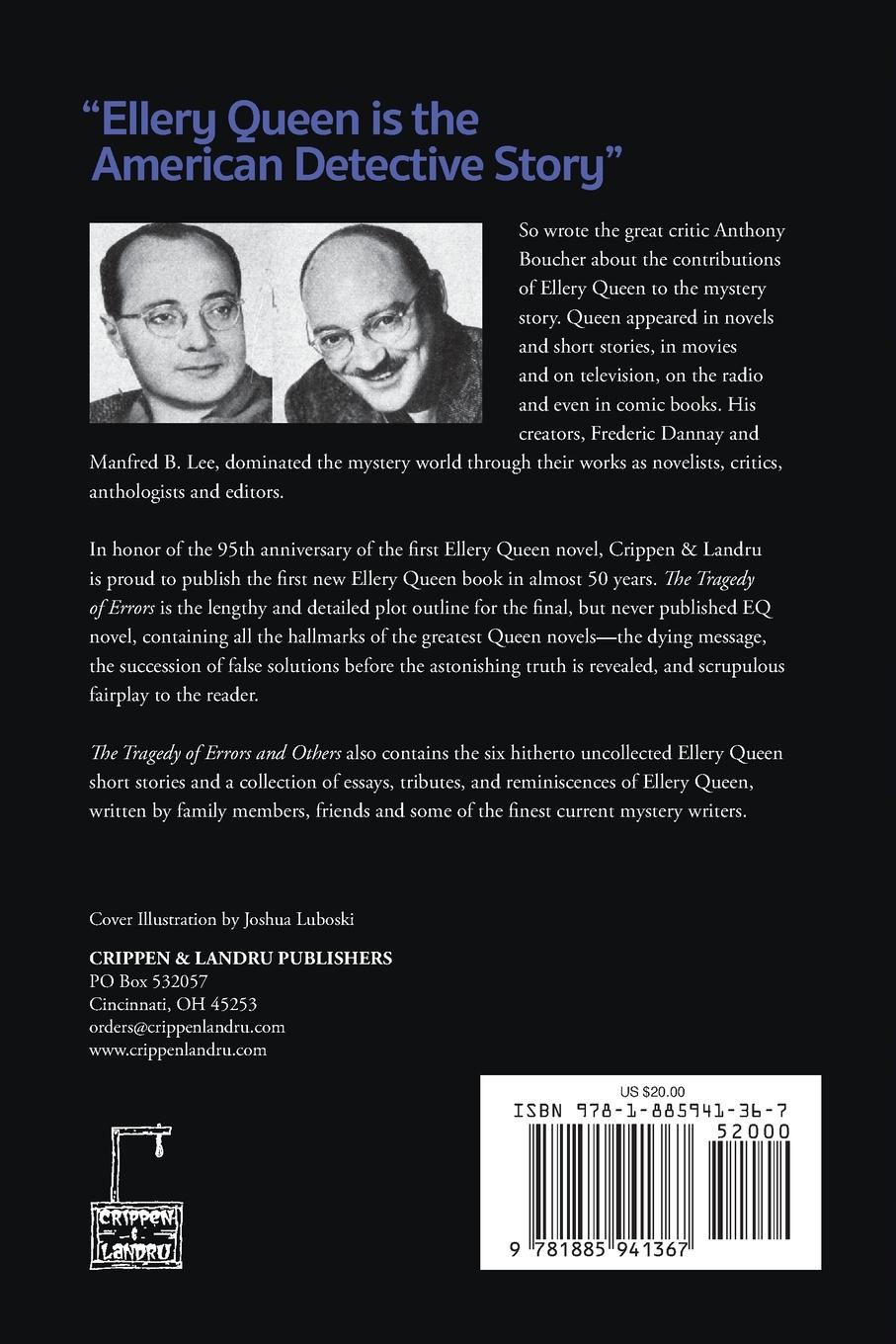 Rückseitencover The Tragedy of Errors and Others