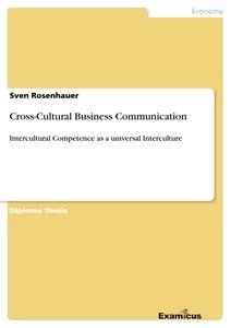 Vorderes Coverbild Cross-Cultural Business Communication