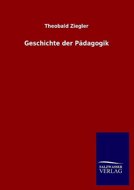 Vorderes Coverbild Geschichte der Pädagogik