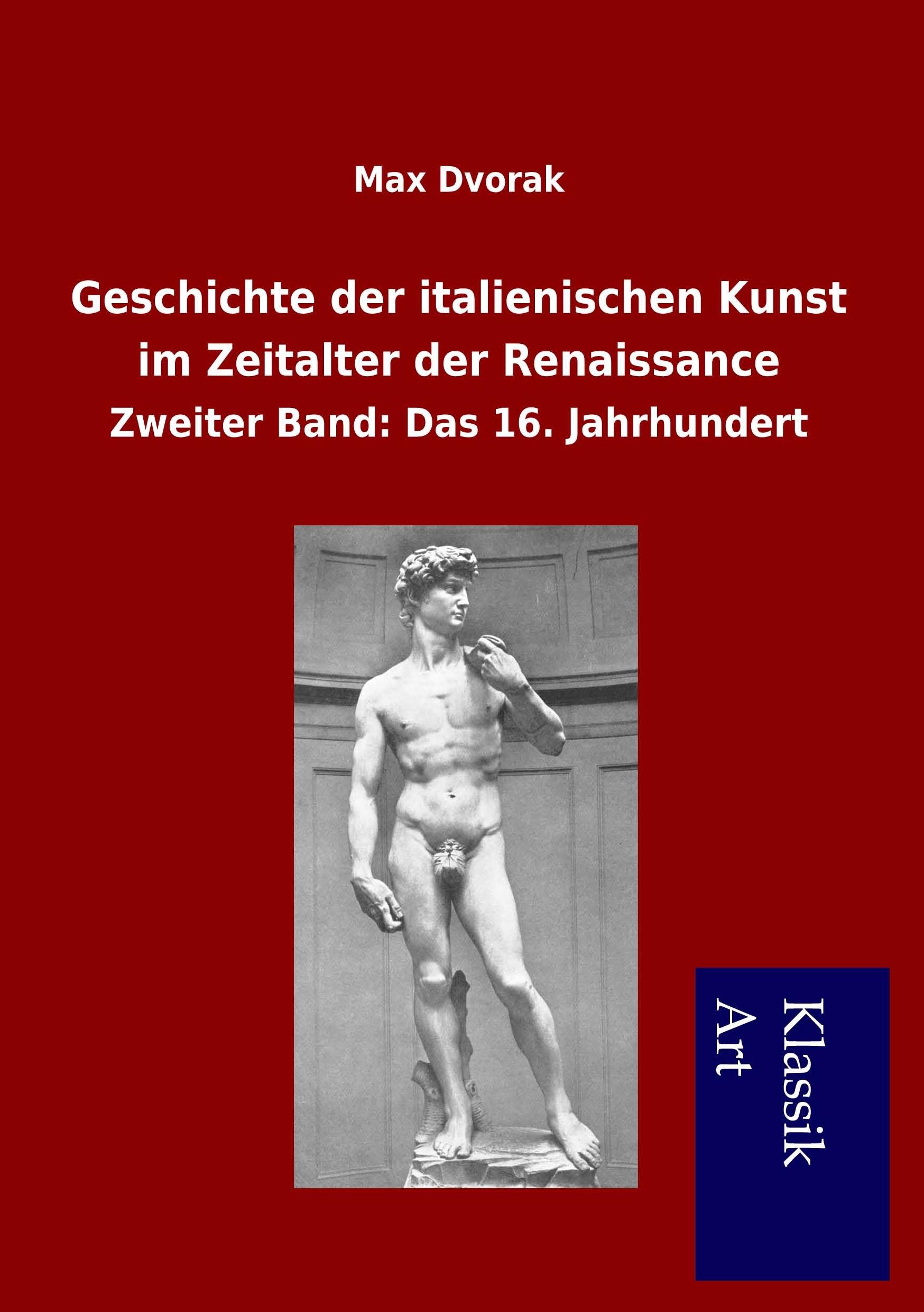 Vorderes Coverbild Geschichte der italienischen Kunst im Zeitalter der Renaissance