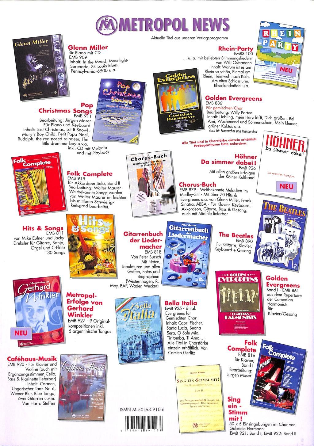 Beispielinhalt (Bild) Comedian Harmonists