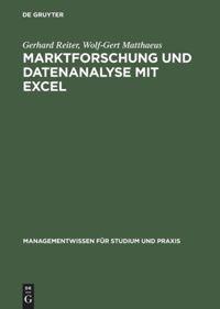 Vorderes Coverbild Marktforschung und Datenanalyse mit EXCEL