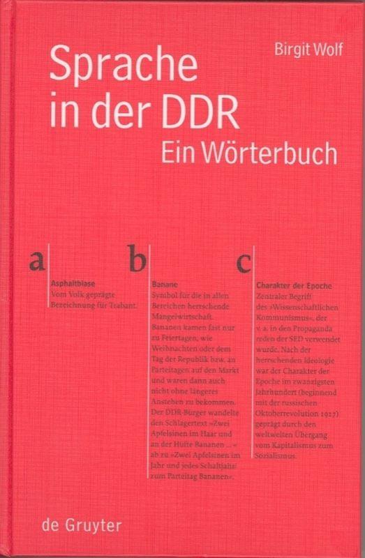 Vorderes Coverbild Sprache in der DDR