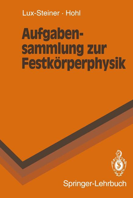 Vorderes Coverbild Aufgabensammlung zur Festkörperphysik