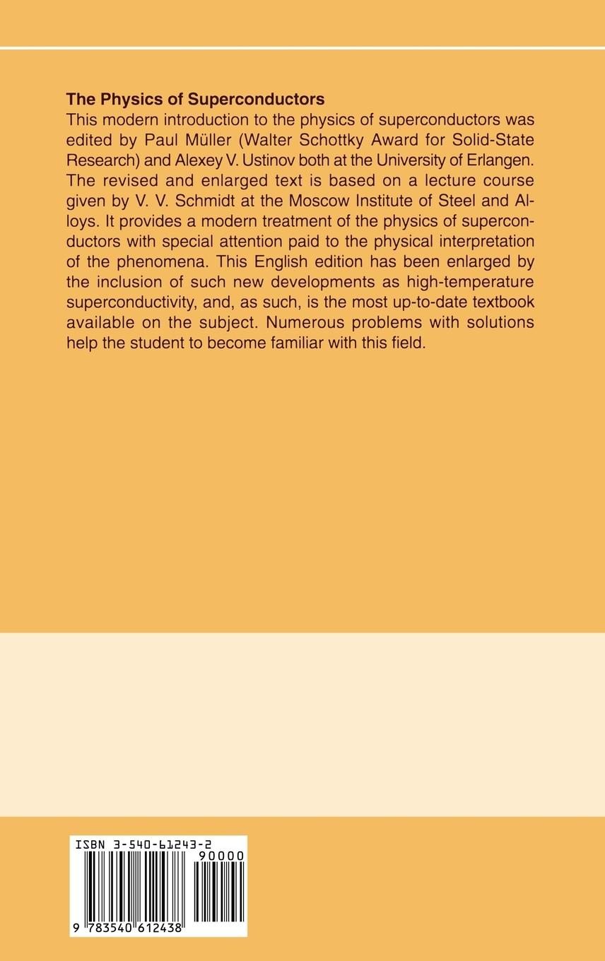 Rückseitencover The Physics of Superconductors