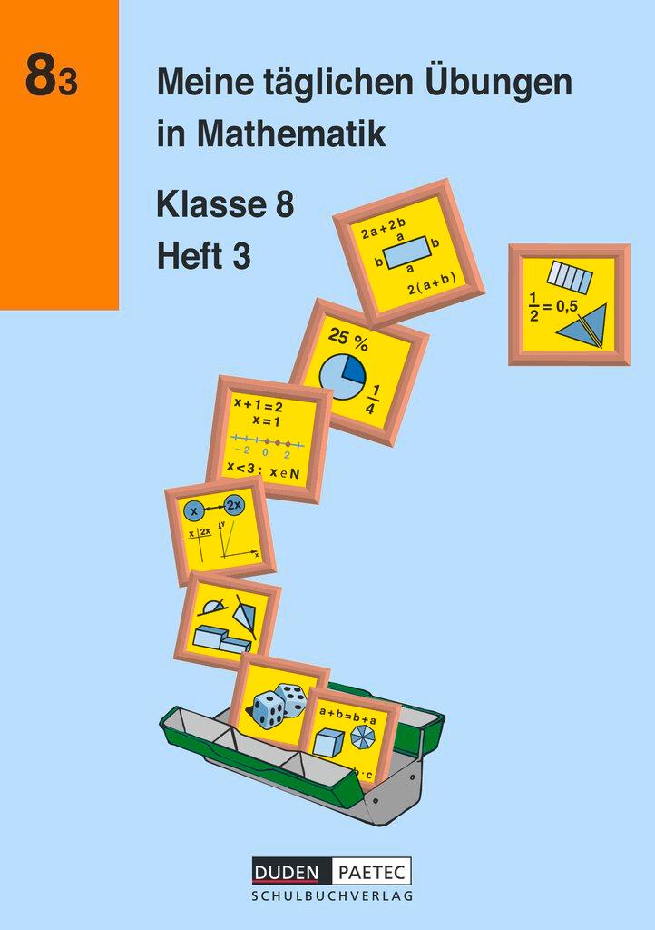 Vorderes Coverbild Meine täglichen Übungen in Mathematik Klasse 8 Heft 3