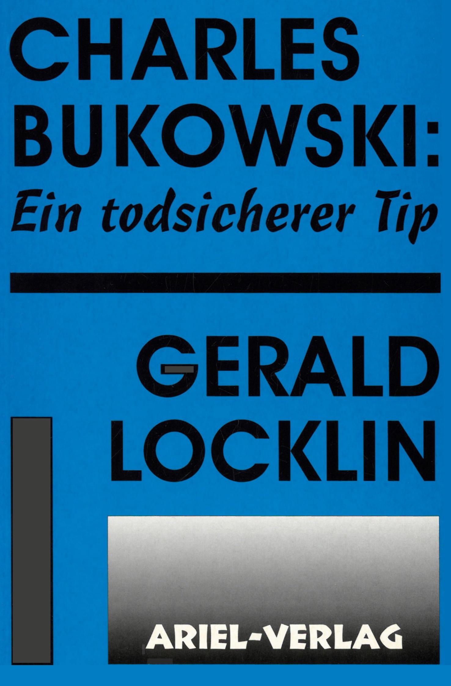 Vorderes Coverbild Charles Bukowski: Ein todsicherer Tip