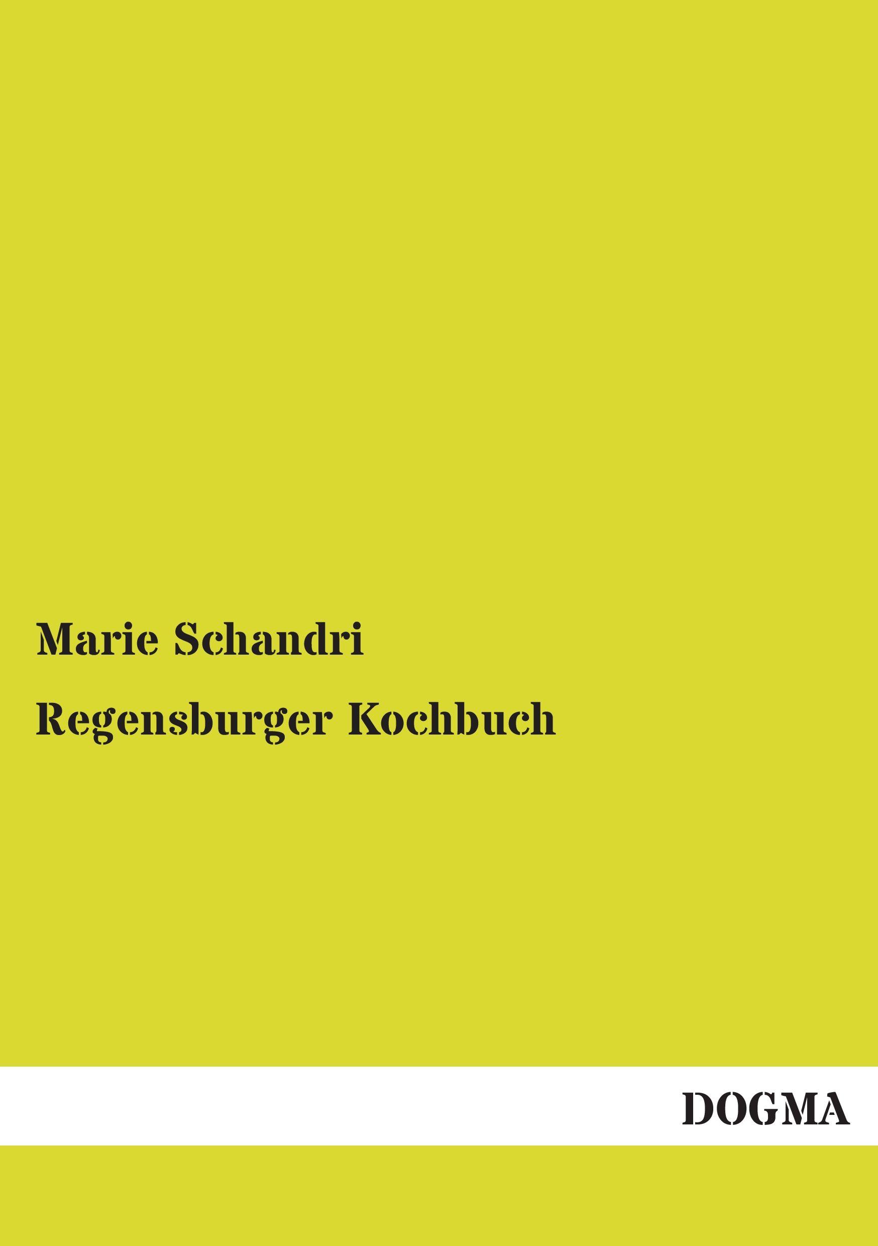 Vorderes Coverbild Regensburger Kochbuch