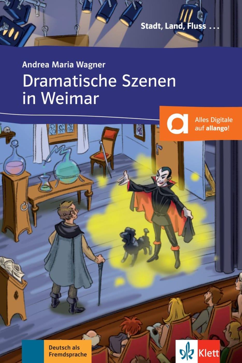 Vorderes Coverbild Dramatische Szenen in Weimar. Buch mit Audio-Datei zum Download A1